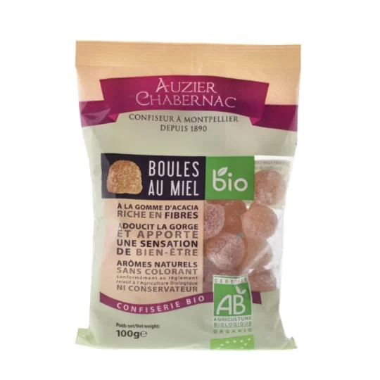 Bonbons boules au miel Bio