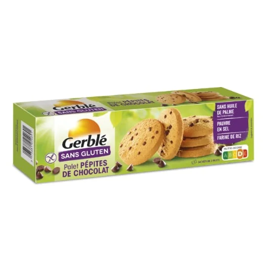 Biscuits au pépite de chocolat Sans gluten bio