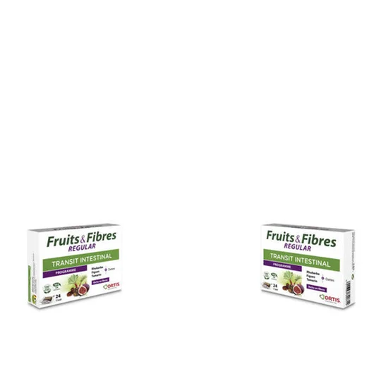 Fruits Et Fibres Ortis Fruits Et Fibres Regular Transit Intestinal 24 Cubes