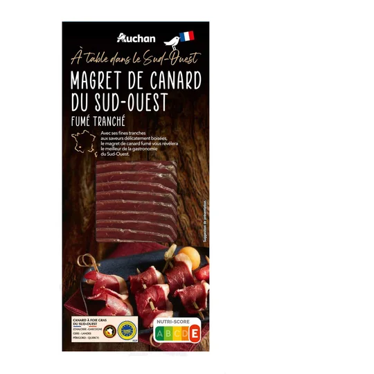 Magret de canard du sud-ouest fumé