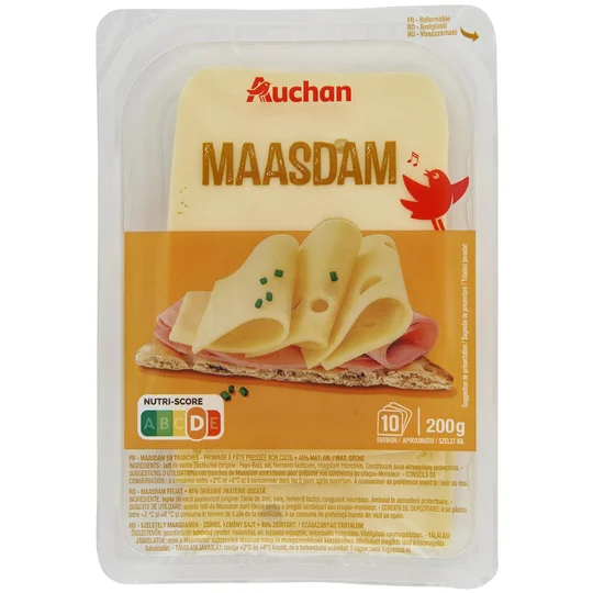 Maasdam en tranche