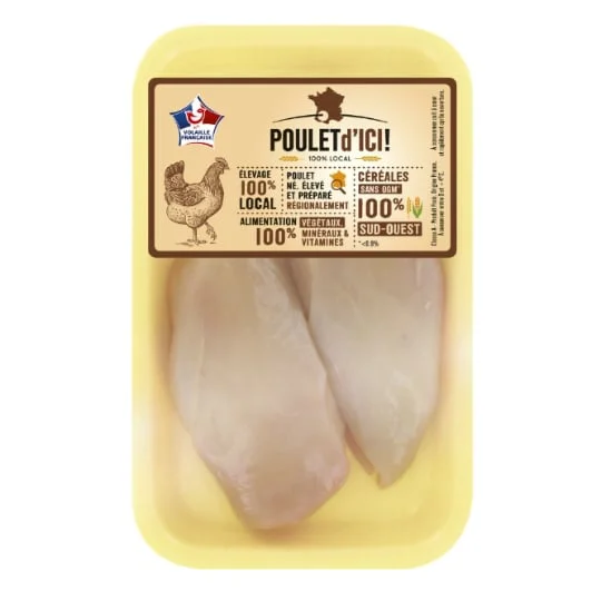 Filet de poulet jaune