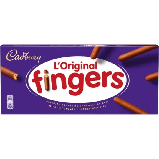 Biscuits Chocolat au lait Finger