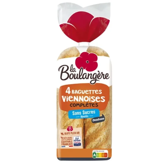 Baguettes viennoises complètes
