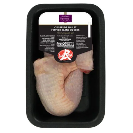 Cuisses de poulet fermier blanc du gers x2 pièces