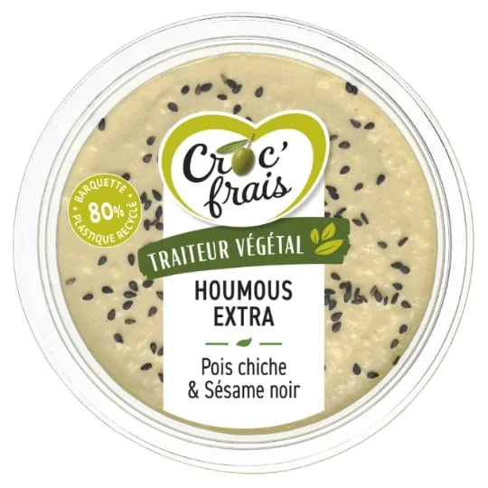Houmous Extra Pois Chiche & Sésame noir