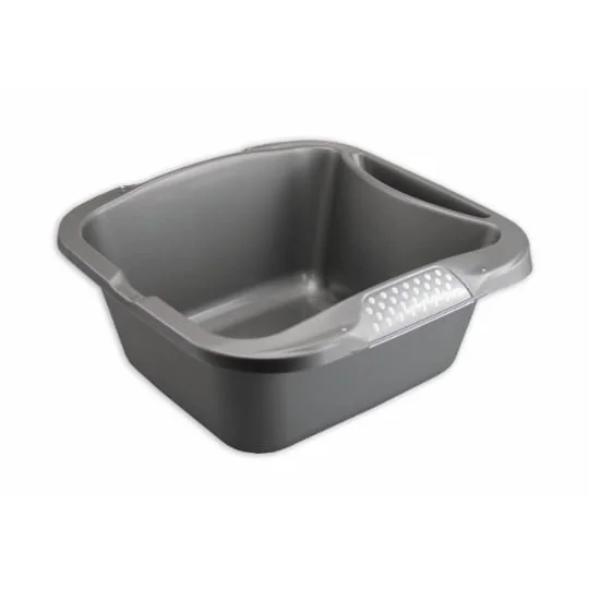 Bassine Carrée prenium gris métal