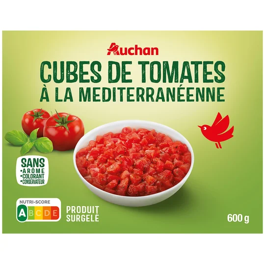 Cubes de tomates à la méditerranéenne