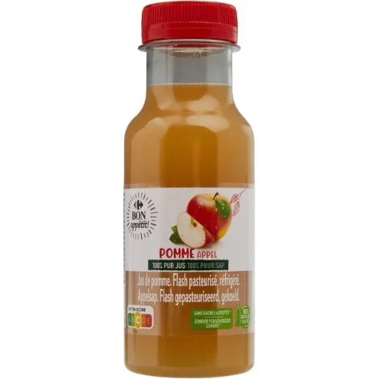 Jus de pomme 100% pur jus