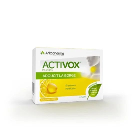 Pastilles miel-citron Activox 24 pastilles