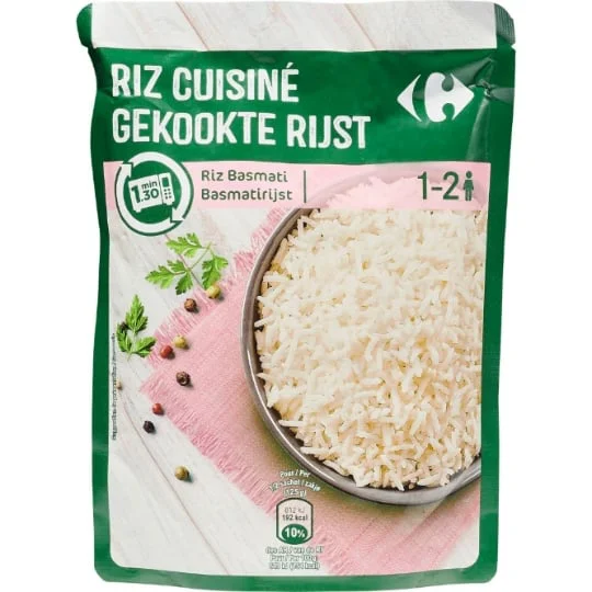 Riz micro-ondes basmati 1mn30