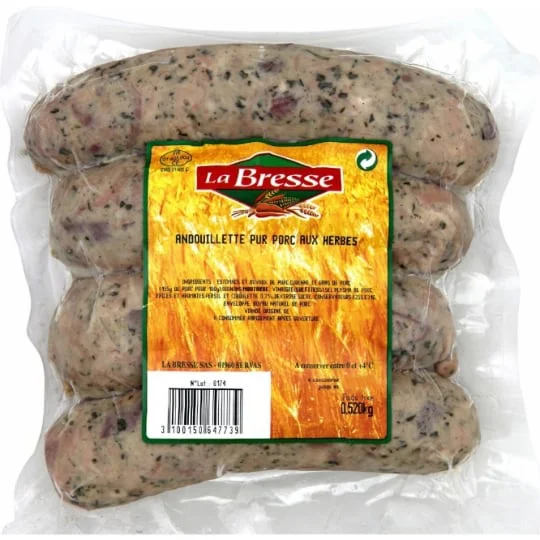 Andouillettes pur porc aux herbes