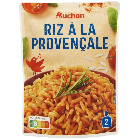 Riz à la provençale sachet prêt en 2 min