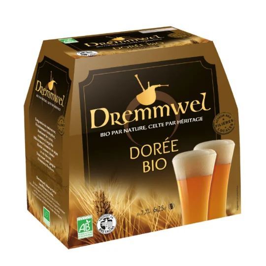 Bière dorée bio