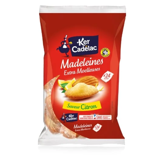 Madeleine citron extra moelleuse