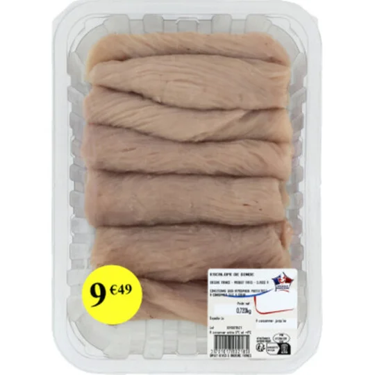 Gamme Neutre Escalopes de Dinde x6