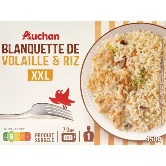 Blanquette de volaille et riz XXL