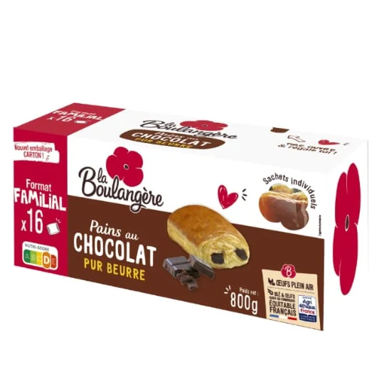 Pains au chocolat pur beurre