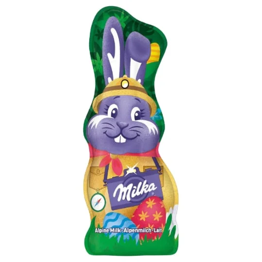 Chocolat au lait du pays Alpin moulage lapin de Pâques Edition Spéciale