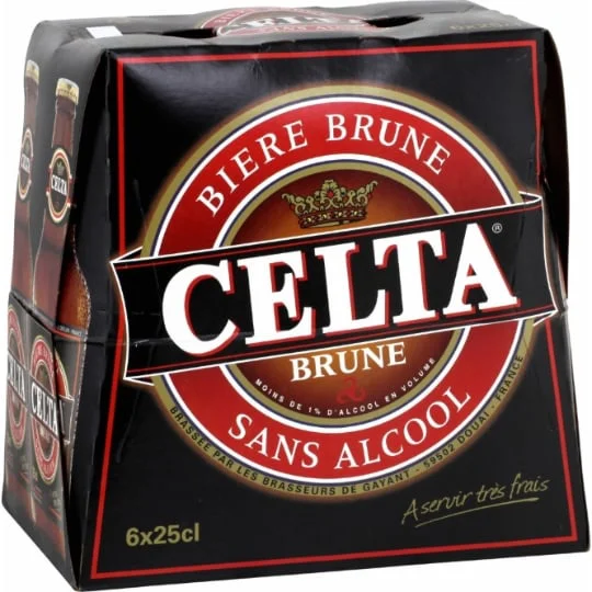 Bière brune sans alcool