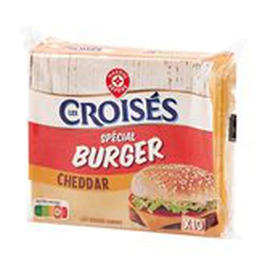 Fromage Au Cheddar - Pour hamburger x10