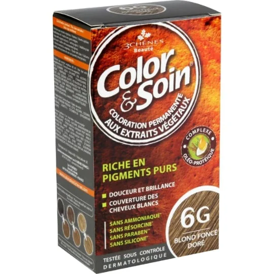 Coloration Blond Foncé Doré