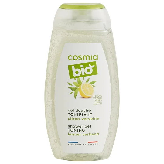 Gel douche tonifiant au citron et verveine bio