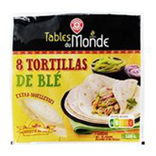 Tortillas Galettes de blé x8