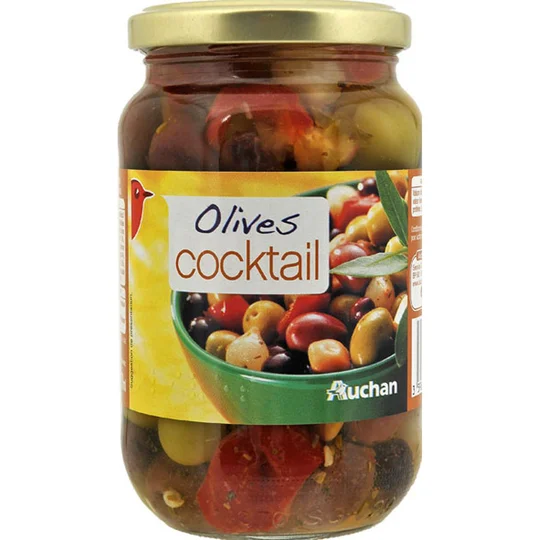 Olives cocktail en bocal