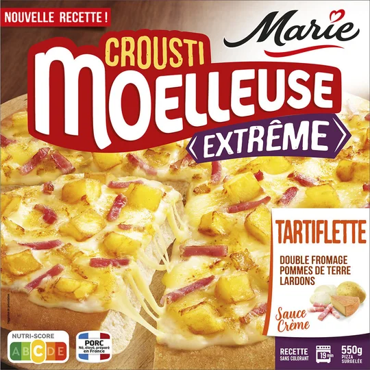 Pizza Crousti Moelleuse Extrême Tartiflette