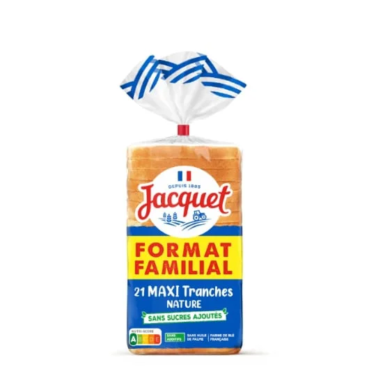 Pain de mie Nature Sans Sucres Ajoutés