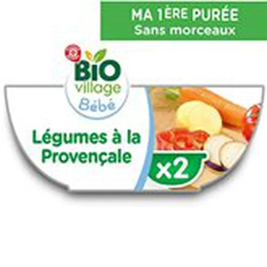 Repas bébé - 4 mois Légumes à la provençale
