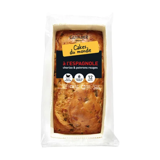 Cake Au Chorizo Et Poivron Rouges