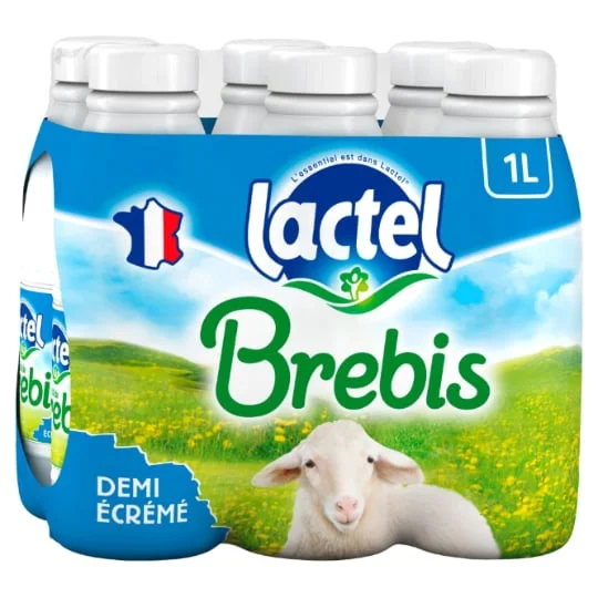 Lait Brebis UHT Demi-Ecrémé