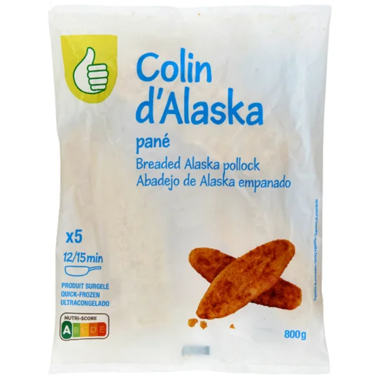 Filet de colin d'Alaska pané