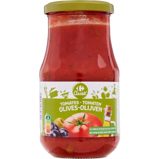 Sauce tomates olives