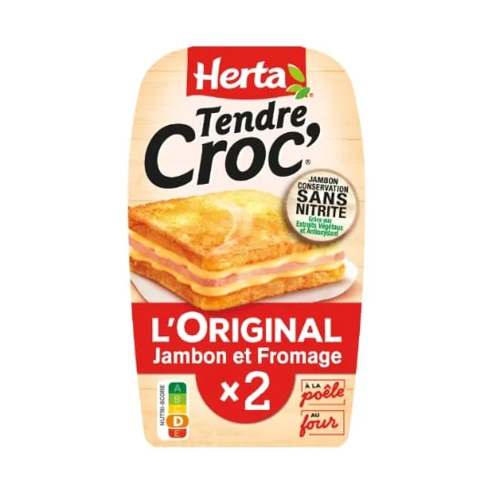 Croque-Monsieur jambon fromage conservation sans nitrite