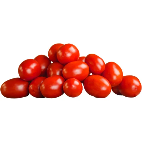 Tomates cerises allongées