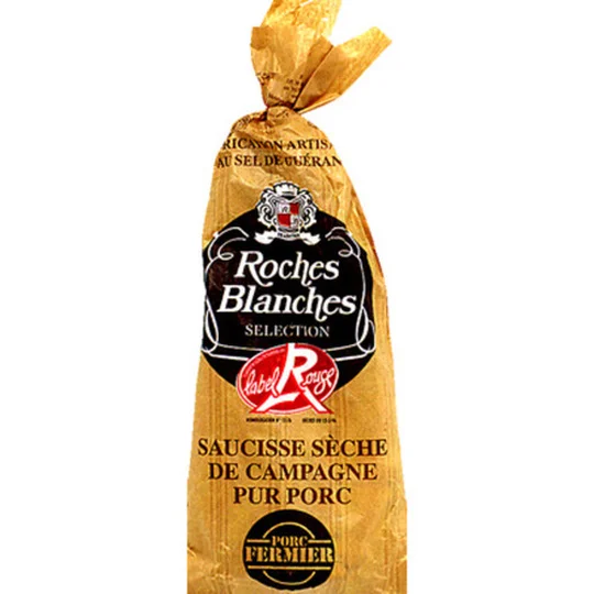 Saucisse seche droite de campagne label rouge