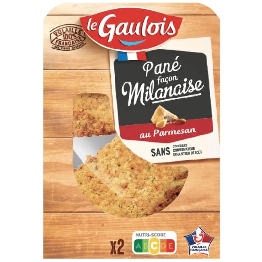 Pané façon Milanaise Parmesan