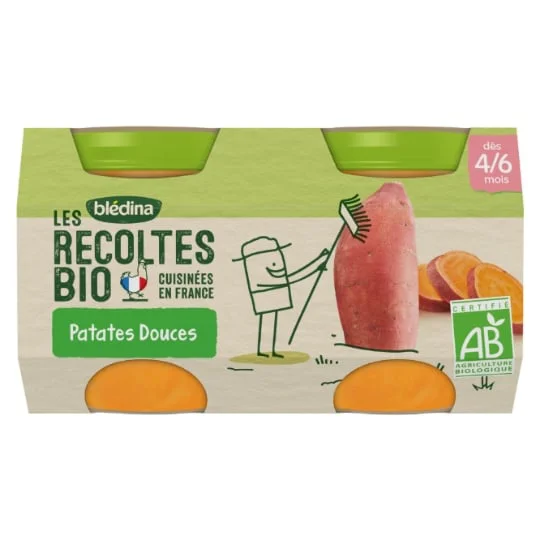 Petit pot bébé patate douce - dès 4-6 mois
