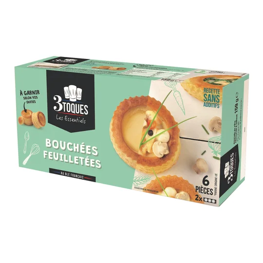 Bouchées à garnir x6