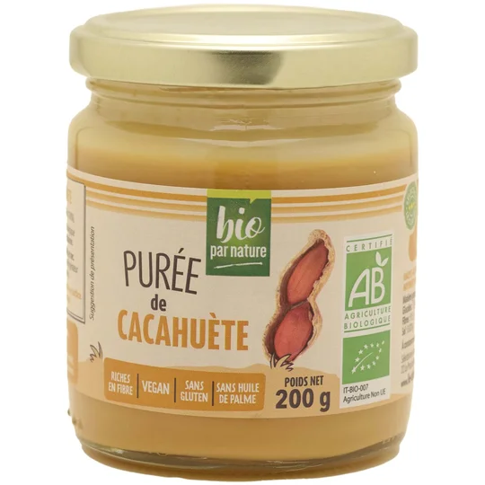 Purée de cacahuète bio