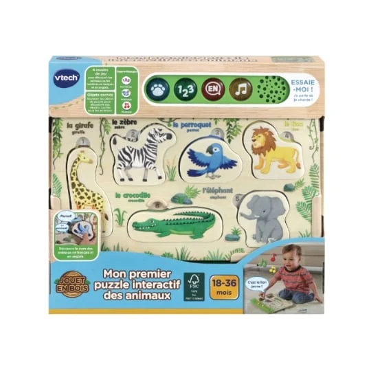 Mon 1er puzzle animaux - Dès 18 mois