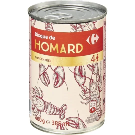 Soupe bisque de homard