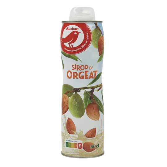 Sirop d'orgeat bidon métal
