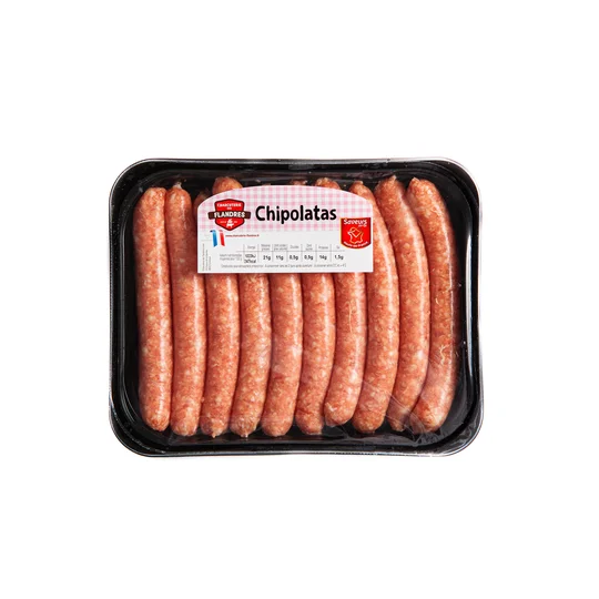 Chipolatas saucisses saveur en or 10 pièces