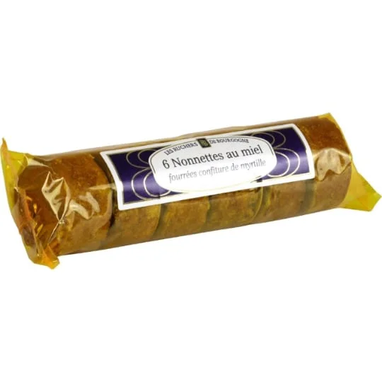 Gâteaux nonnettes au miel confiture myrtille