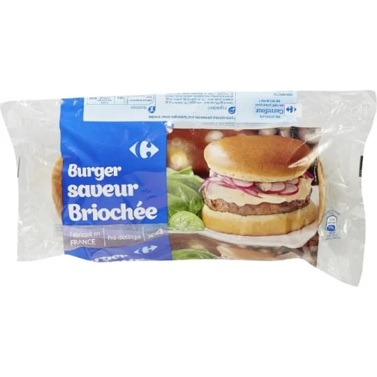 Pains burger saveur briochée