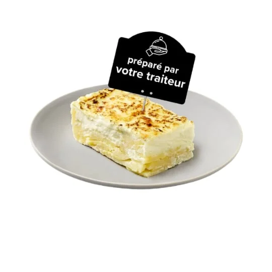 Plat cuisiné gratin de chou fleur et béchamel